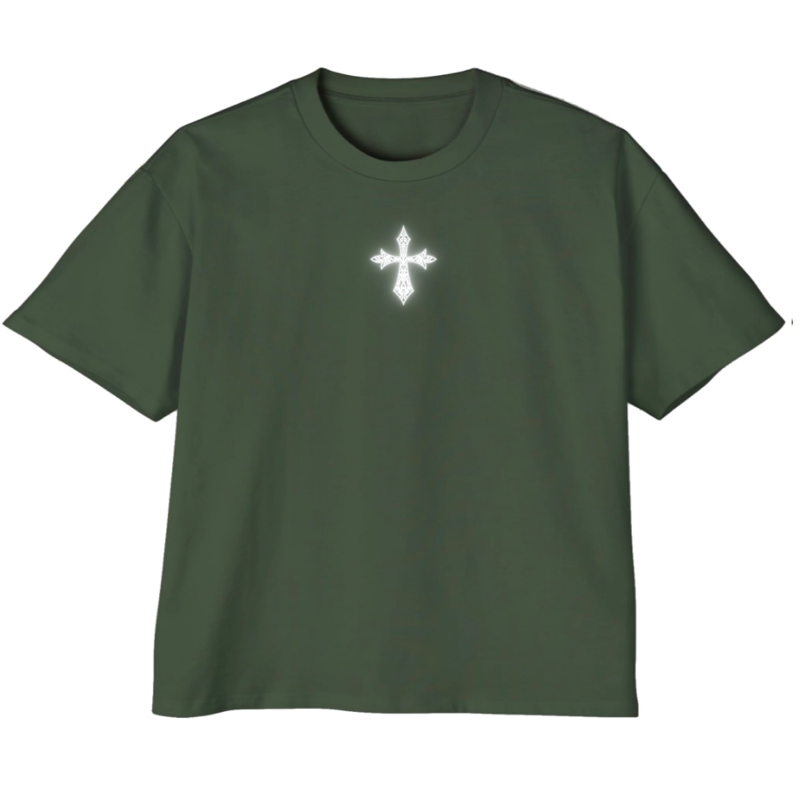 FAITH - Reflective Crown Of Thorns Oversized Tee