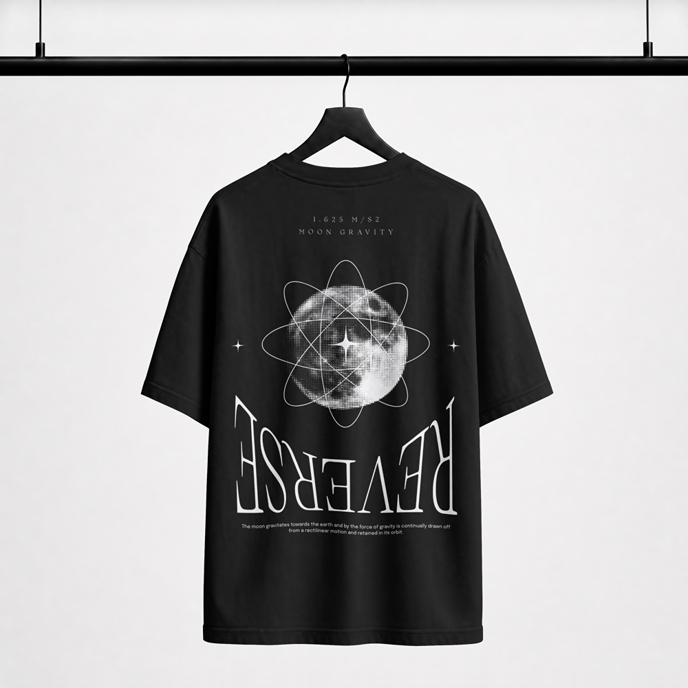 Reverse Moon Gravity Oversized Tee