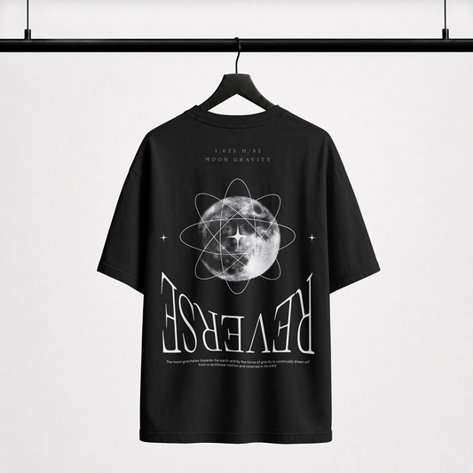 Reverse Moon Gravity Oversized Tee