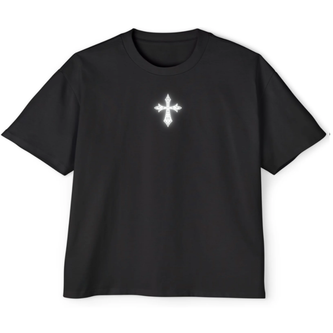 FAITH - Reflective Crown Of Thorns Oversized Tee