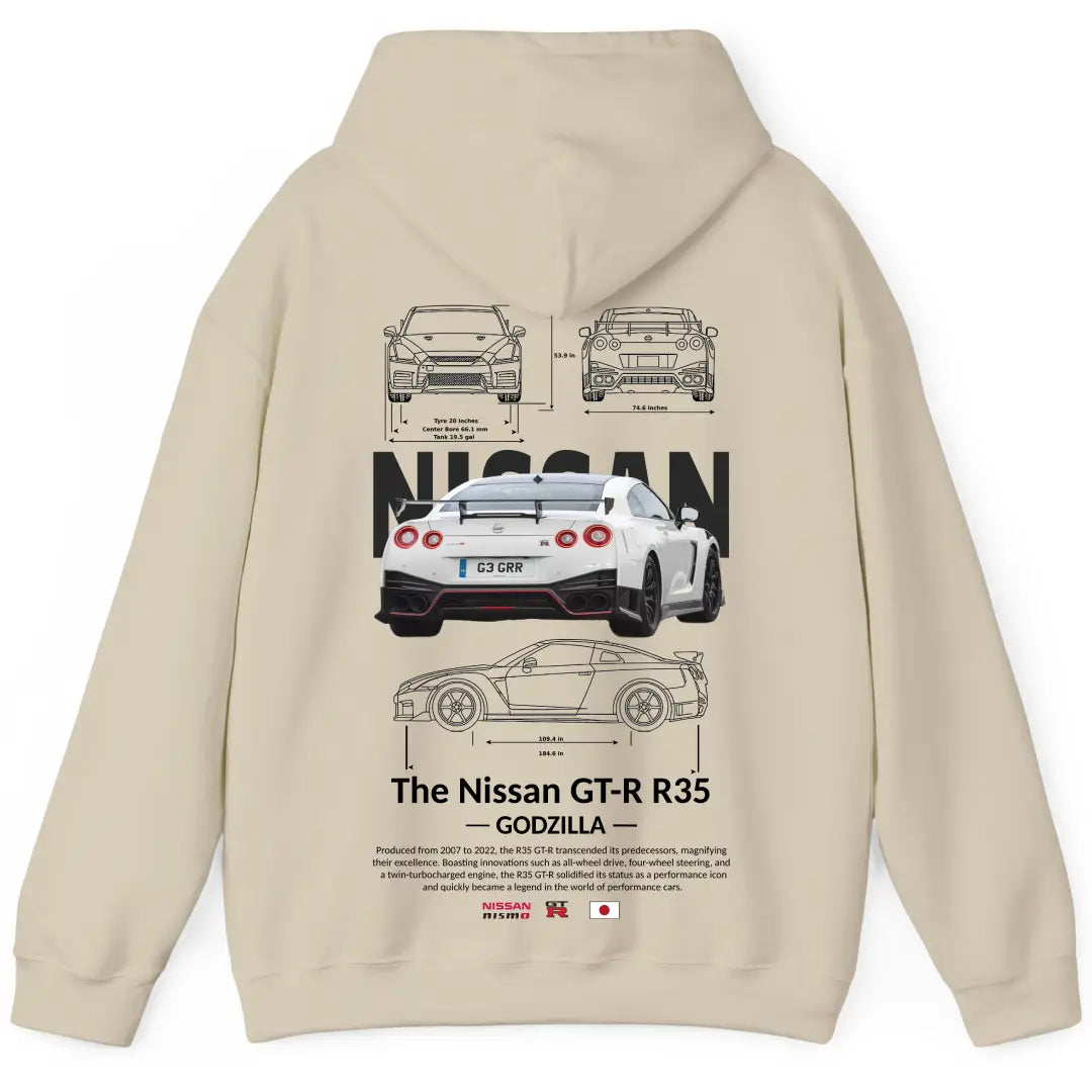 Buy NISSAN GTR R35 Hoodies Online in Sri Lanka – T-SHIRT MALLI