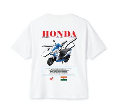 Luvara Honda Dio Blue New | Oversized Tee