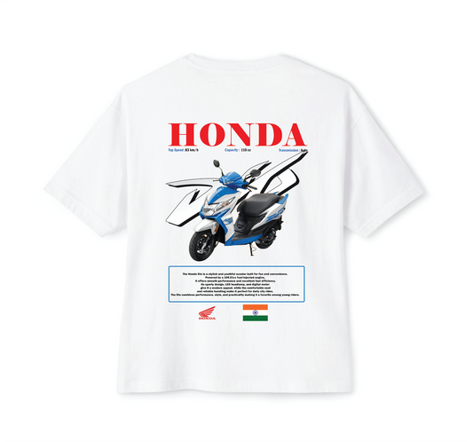 Luvara Honda Dio Blue New | Oversized Tee