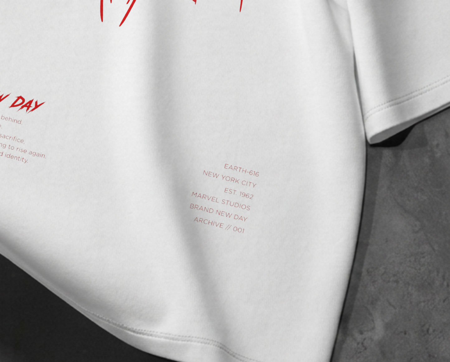 Spider-Man: Brand New Day - WHITE - OVERSIZED TEE