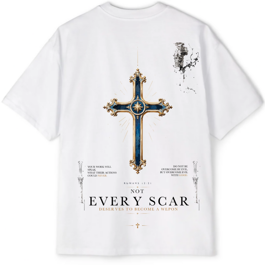 Not Every Scar Oversized Tee