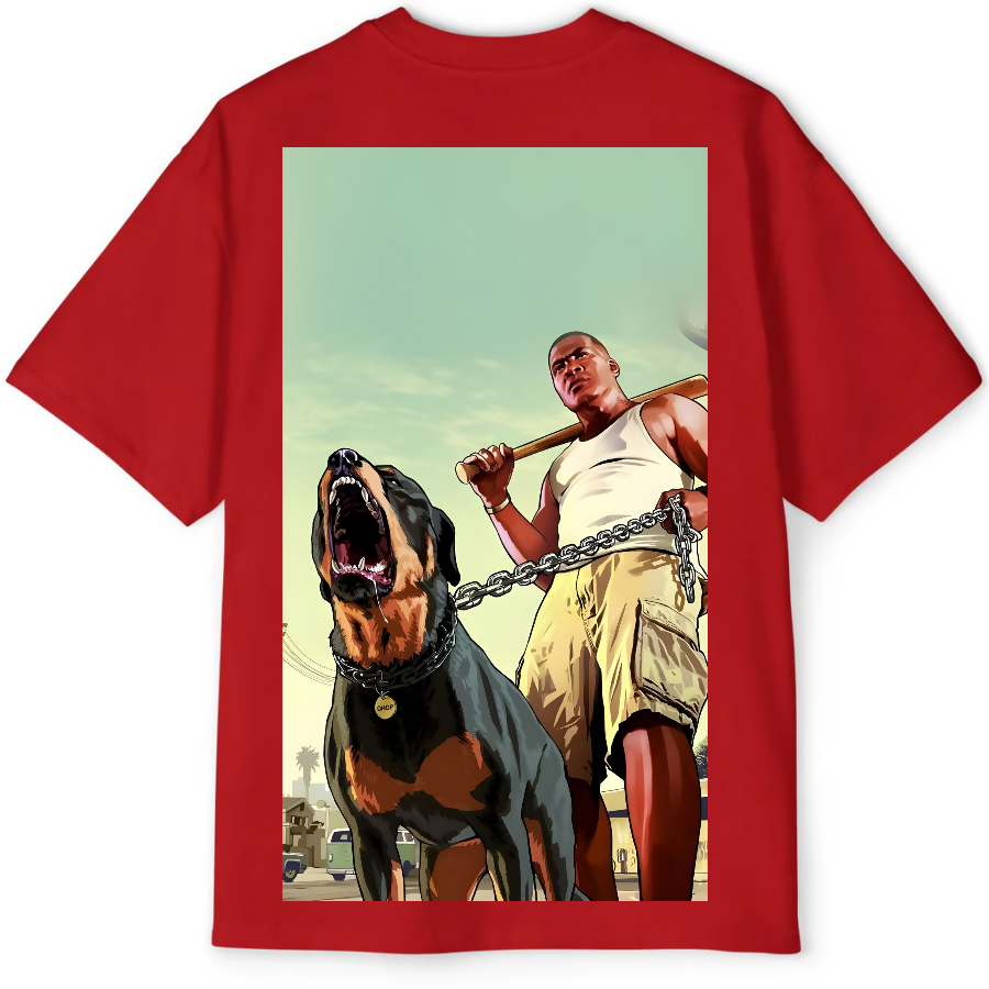 Grand Theft Auto Back Printed