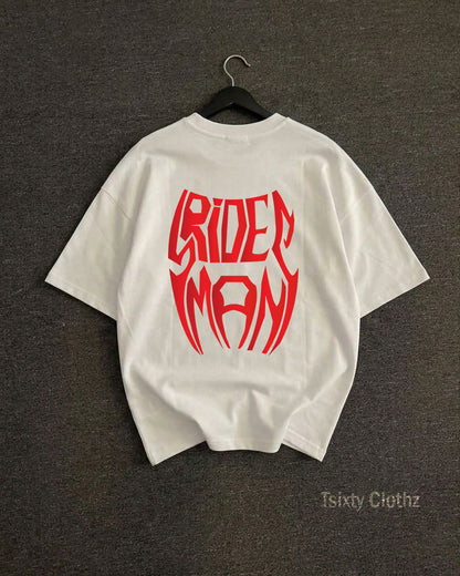 TSIXTY CLOTHZ Red Spider Oversized T-Shirt – 220 GSM