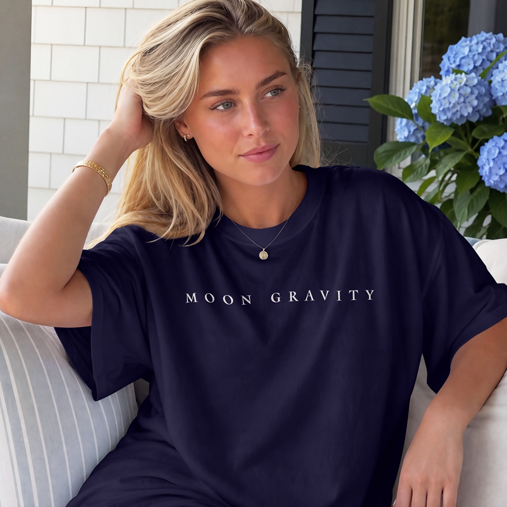 Reverse Moon Gravity Oversized Tee