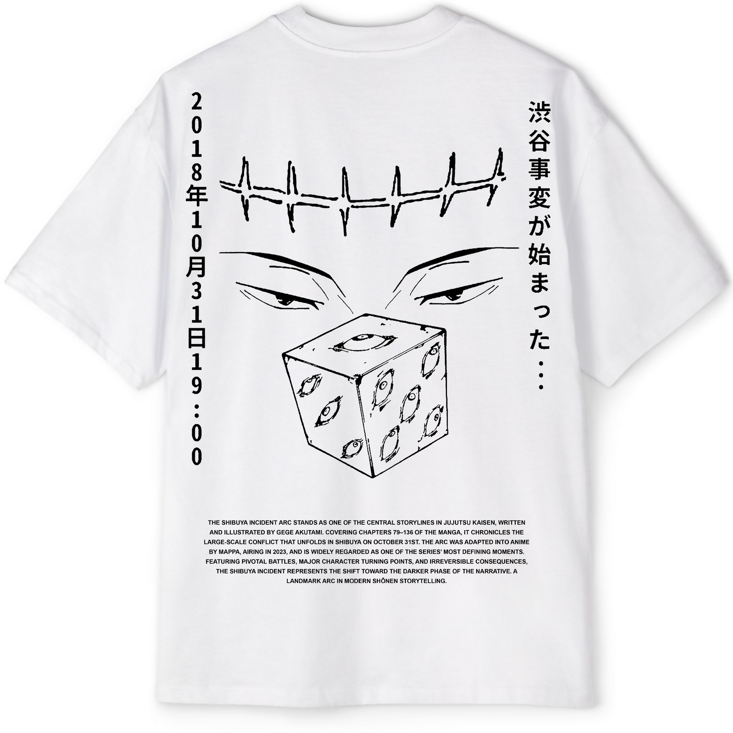 The Shibuya Arc – Jujutsu Kaisen Oversized Tee
