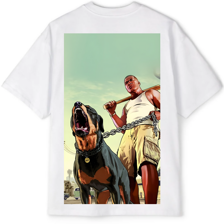 Grand Theft Auto Back Printed