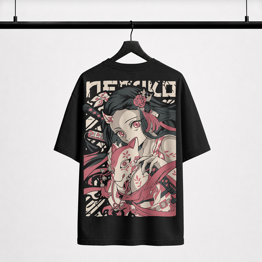 Nezuko Mhm Oversized Tee