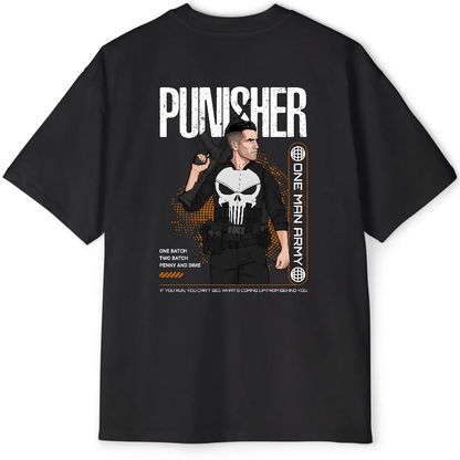 Punisher: One Man Army - Oversized Tee