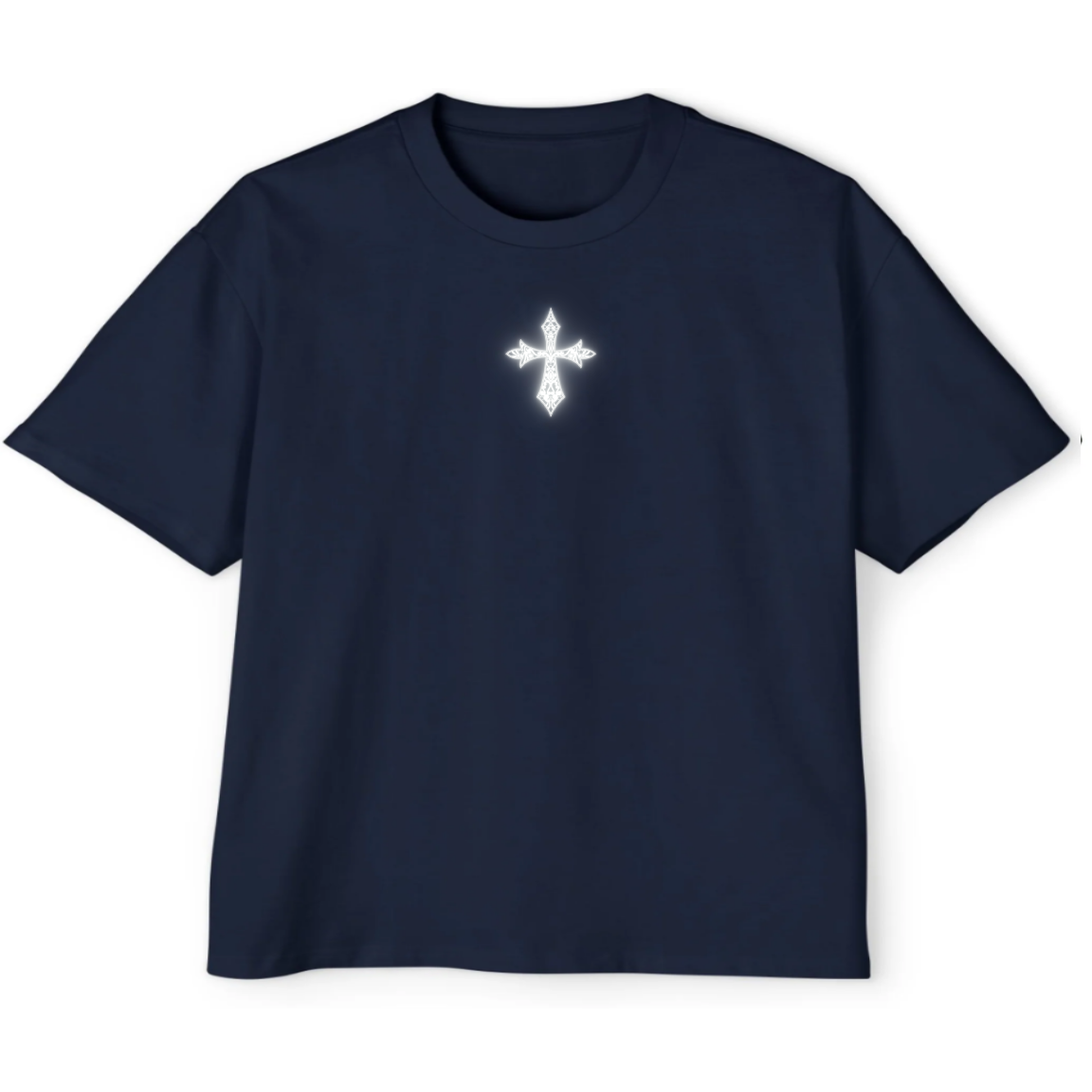FAITH - Reflective Crown Of Thorns Oversized Tee