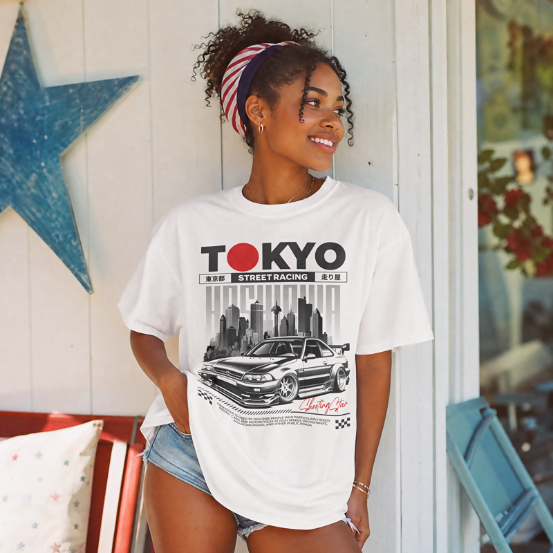 Hashiriya Street Racing Oversized Tee