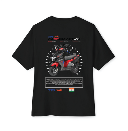 Luvara TVS NTORQ 125 Red | Oversized Tee