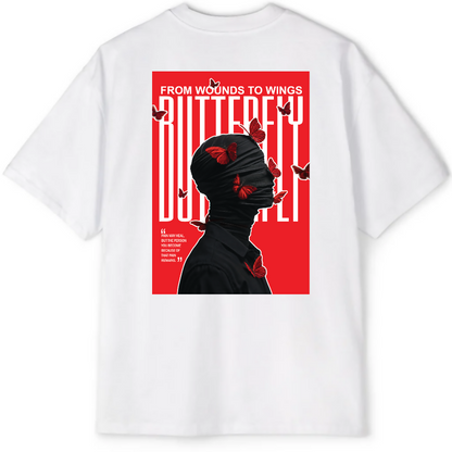 From Wounds to Wings – Oversized Streetwear | Butterfly Edition