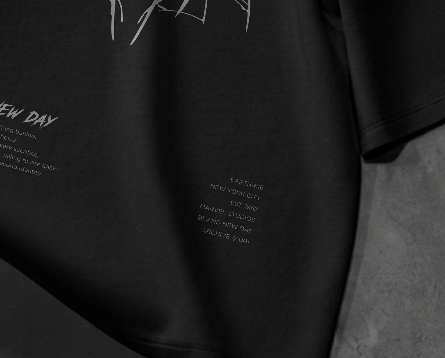Spider-Man: Brand New Day - BLACK - OVERSIZED TEE