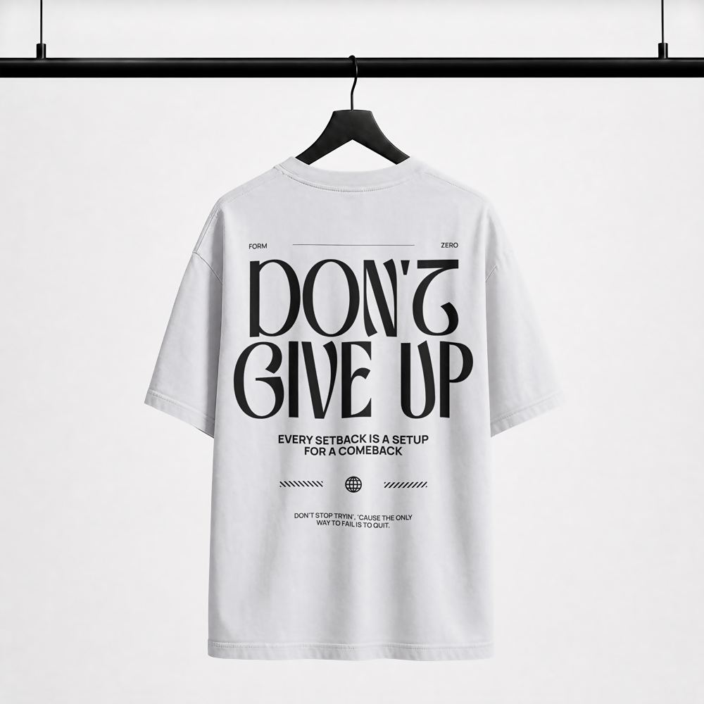 Don't Give Up Hope Oversized Tee
