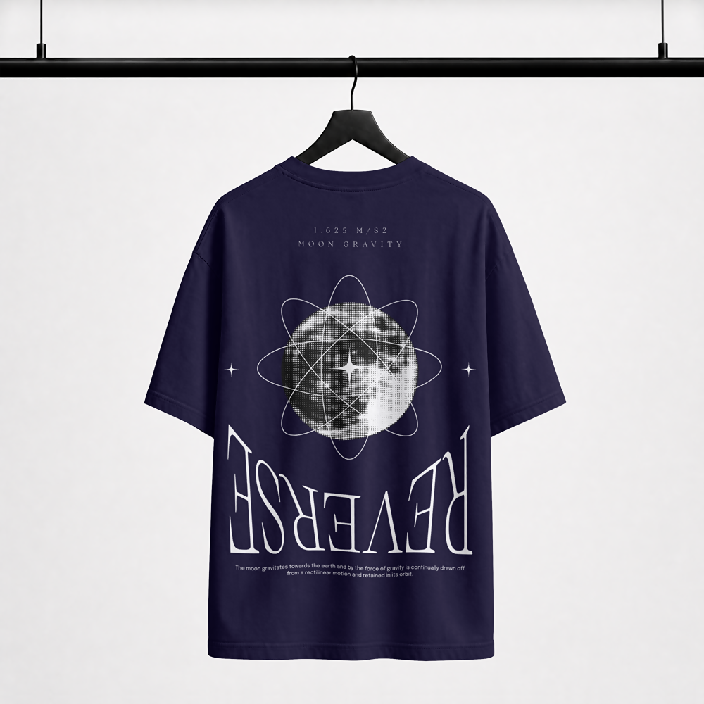 Reverse Moon Gravity Oversized Tee