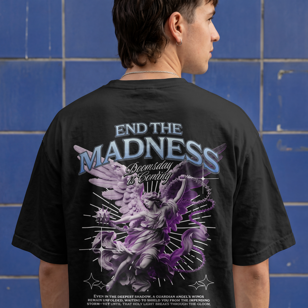 Angelic-End The Madness Oversized Tee