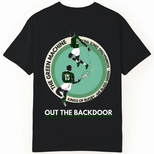 Out The Backdoor (Isipathana College Rugby) Tee - Regular Fit Tee