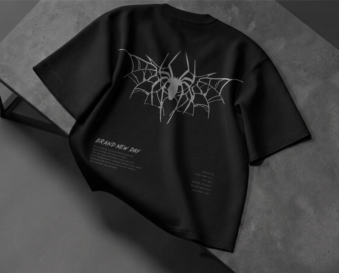 Spider-Man: Brand New Day - BLACK - OVERSIZED TEE