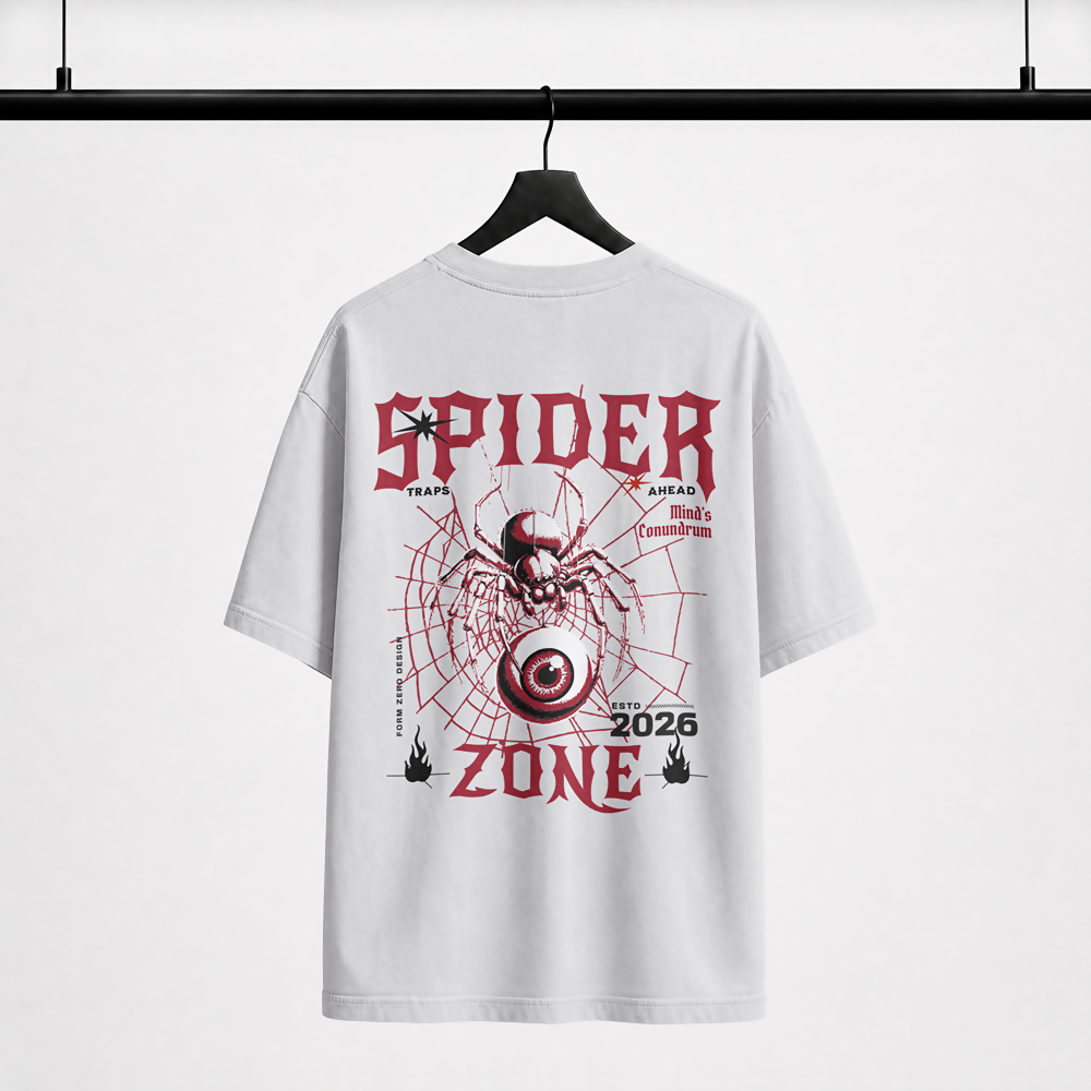 Spider Zone-Mind's Conundrum Oversized Tee