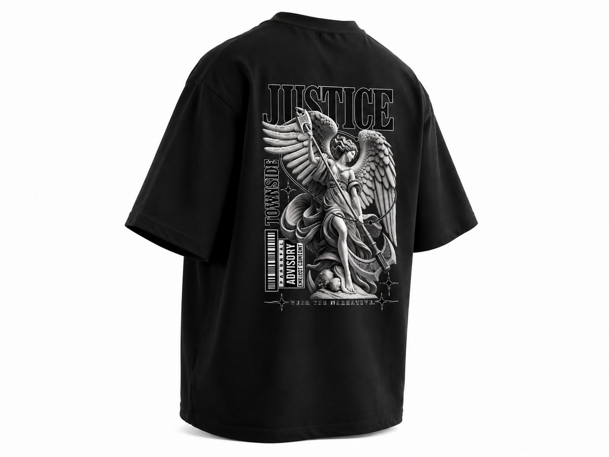 STREETWEAR COLLECTION — JUSTICE OVERSIZED TEE